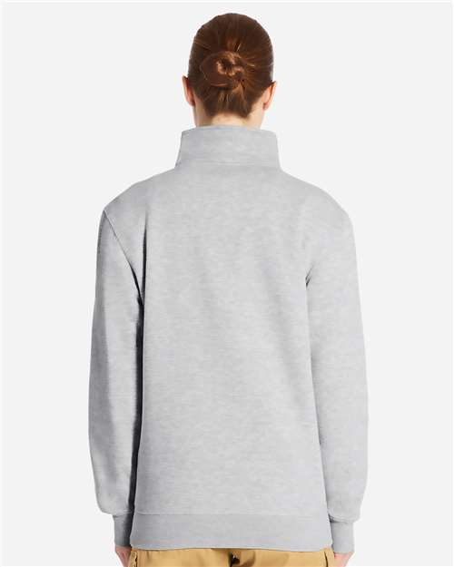 Lane Seven LS14014 Unisex Premium Quarter-Zip Pullover - Back view