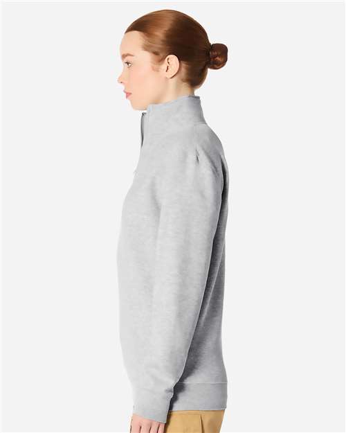 Lane Seven LS14014 Unisex Premium Quarter-Zip Pullover - Side view
