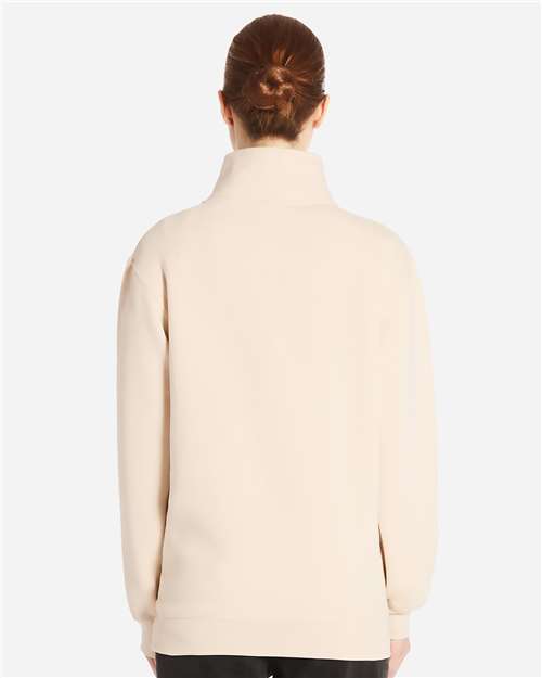 Lane Seven LS14014 Unisex Premium Quarter-Zip Pullover - Back view