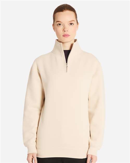 Lane Seven LS14014 Unisex Premium Quarter-Zip Pullover - Front view
