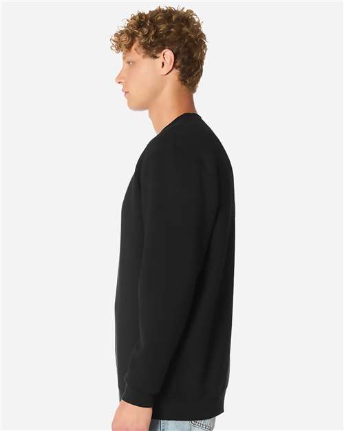 Lane Seven LS19004 Unisex Heavyweight Crewneck Sweatshirt - Side view