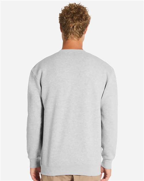 Lane Seven LS19004 Unisex Heavyweight Crewneck Sweatshirt - Back view