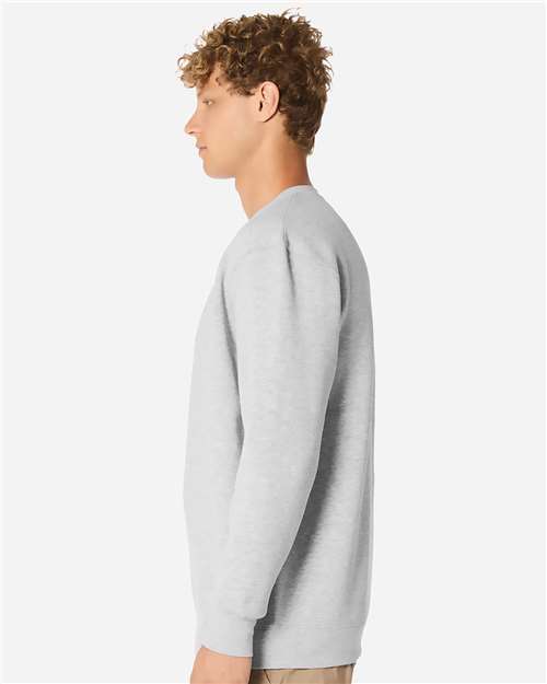 Lane Seven LS19004 Unisex Heavyweight Crewneck Sweatshirt - Side view
