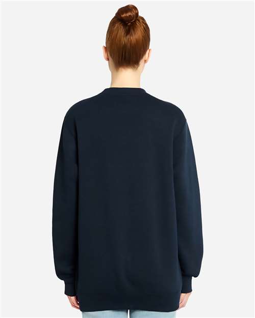 Lane Seven LS19004 Unisex Heavyweight Crewneck Sweatshirt - Back view
