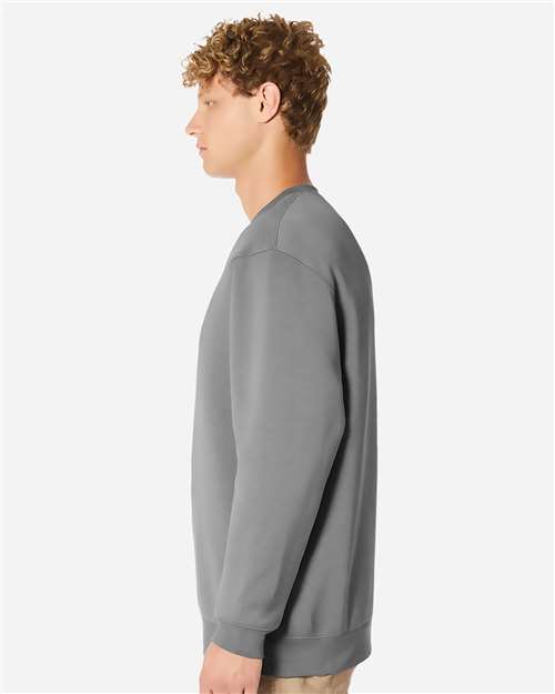 Lane Seven LS19004 Unisex Heavyweight Crewneck Sweatshirt - Side view