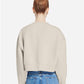 Lane Seven LS88004 Women's Relaxed Cropped Crewneck Sweatshirt - Back view