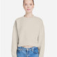 Lane Seven LS88004 Women's Relaxed Cropped Crewneck Sweatshirt - Front view