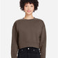 Lane Seven LS88004 Women's Relaxed Cropped Crewneck Sweatshirt - Front view