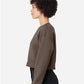 Lane Seven LS88004 Women's Relaxed Cropped Crewneck Sweatshirt - Side view