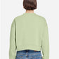 Lane Seven LS88004 Women's Relaxed Cropped Crewneck Sweatshirt - Back view