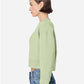 Lane Seven LS88004 Women's Relaxed Cropped Crewneck Sweatshirt - Side view