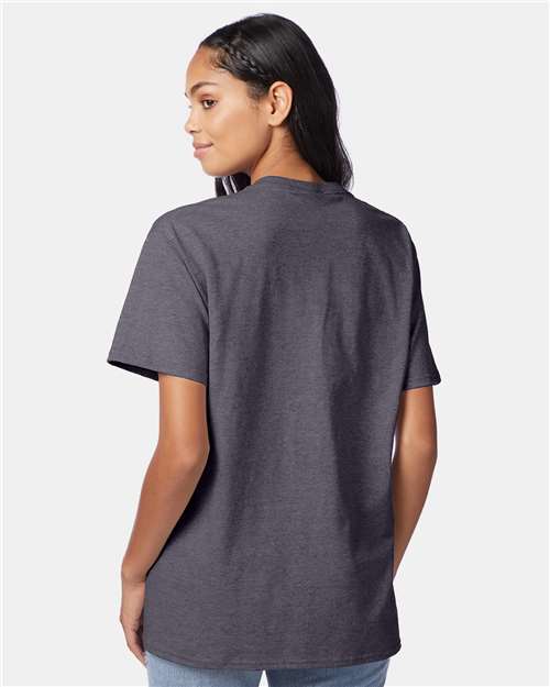 Hanes 5250 Unisex Authentic T-Shirt - Back view