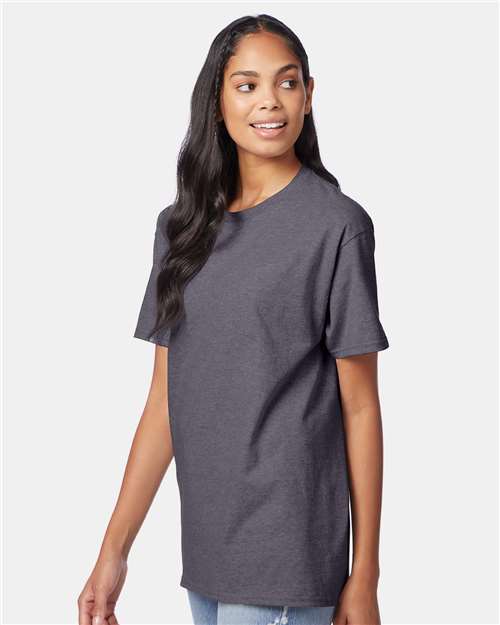Hanes 5250 Unisex Authentic T-Shirt - Side view