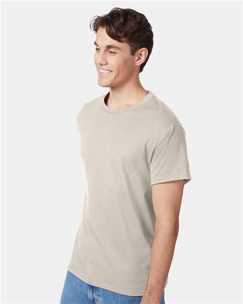 Hanes 5250 Unisex Authentic T-Shirt - Side view