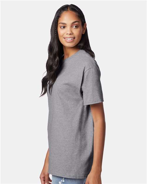 Hanes 5250 Unisex Authentic T-Shirt - Side view