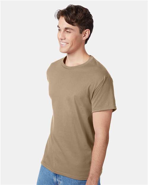 Hanes 5250 Unisex Authentic T-Shirt - Side view