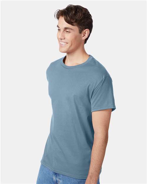 Hanes 5250 Unisex Authentic T-Shirt - Side view