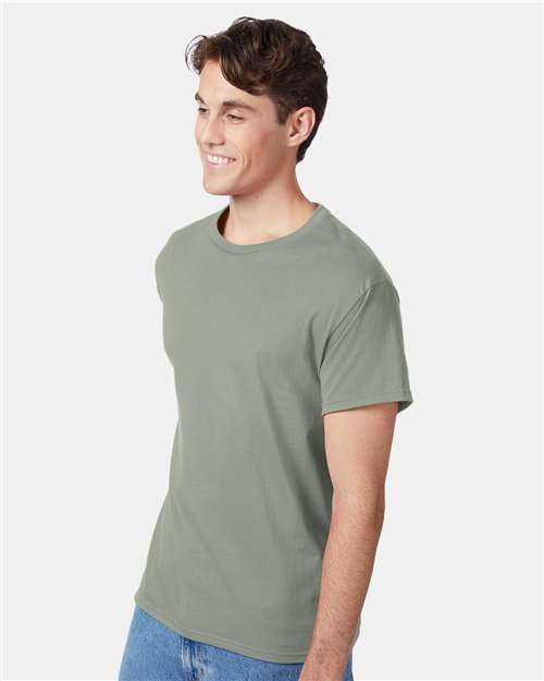 Hanes 5250 Unisex Authentic T-Shirt - Side view
