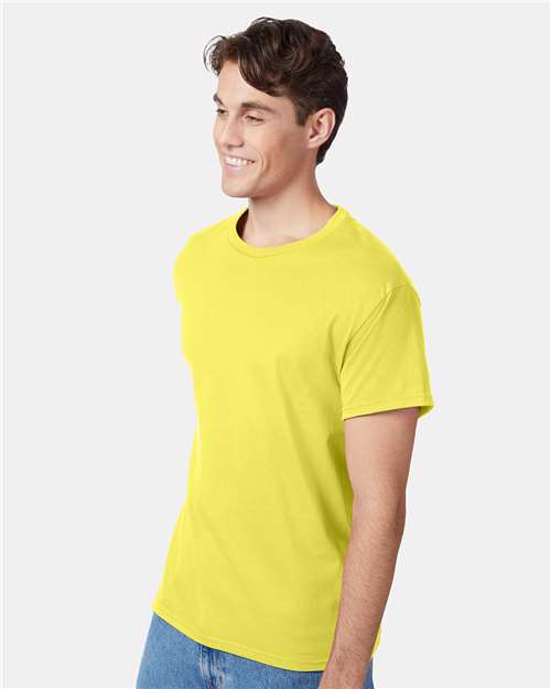 Hanes 5250 Unisex Authentic T-Shirt - Side view