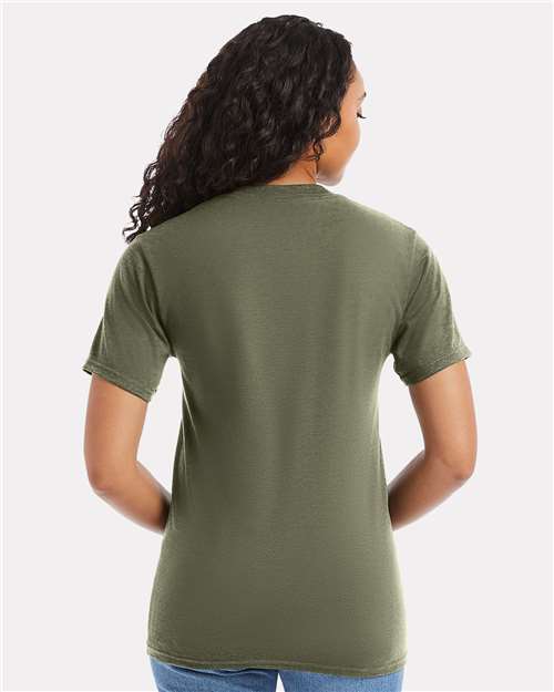 Hanes 5180 Unisex Beefy-T? T-Shirt - Back view