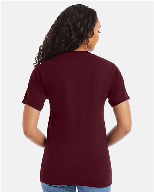 Hanes 5180 Unisex Beefy-T? T-Shirt - Back view
