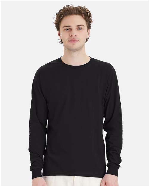Hanes 5286 Unisex Essential-T Long Sleeve T-Shirt - Front view