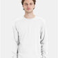 Hanes 5286 Unisex Essential-T Long Sleeve T-Shirt - Front view