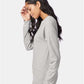 Hanes 5586 Unisex Authentic Long Sleeve T-Shirt - Side view