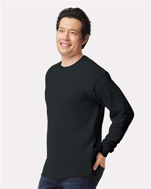 Gildan 2400 Unisex Ultra Cotton? Long Sleeve T-Shirt - Side view