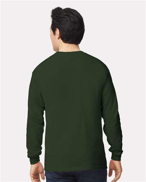 Gildan 2400 Unisex Ultra Cotton? Long Sleeve T-Shirt - Back view