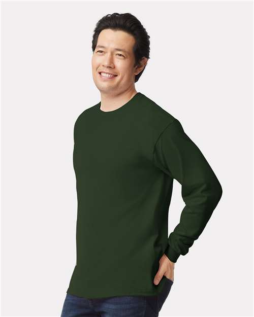 Gildan 2400 Unisex Ultra Cotton? Long Sleeve T-Shirt - Side view