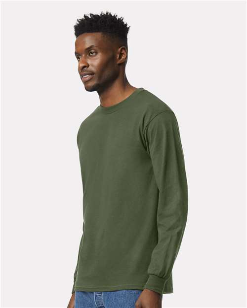 Gildan 2400 Unisex Ultra Cotton? Long Sleeve T-Shirt - Side view