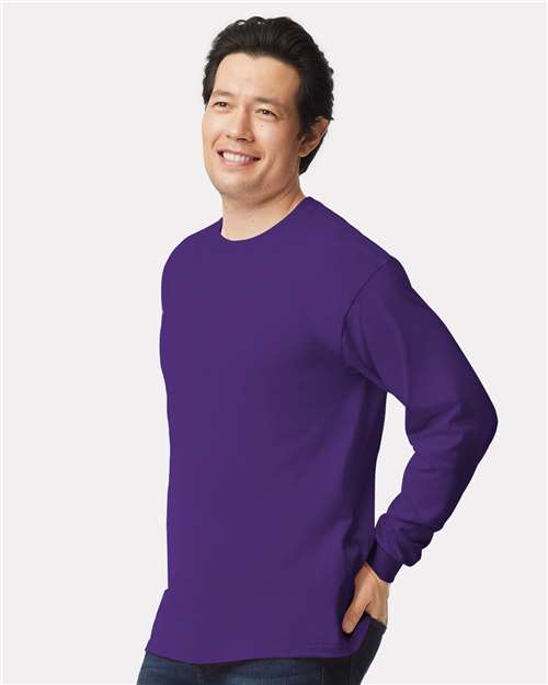 Gildan 2400 Unisex Ultra Cotton? Long Sleeve T-Shirt - Side view