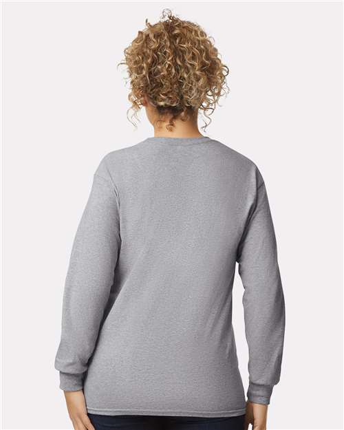 Gildan 2400 Unisex Ultra Cotton? Long Sleeve T-Shirt - Back view