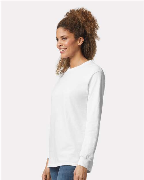 Gildan 2400 Unisex Ultra Cotton? Long Sleeve T-Shirt - Side view