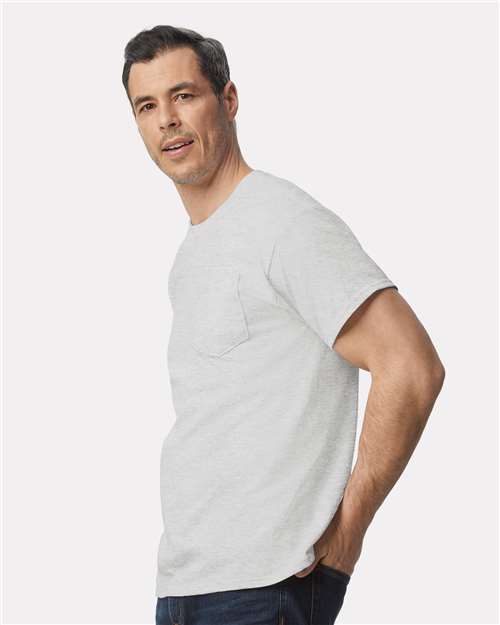 Gildan 2300 Unisex Mineral Wash Long Sleeve T-Shirt - Side view