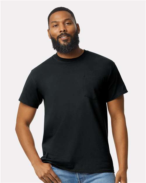 Gildan 2300 Unisex Mineral Wash Long Sleeve T-Shirt - Front view