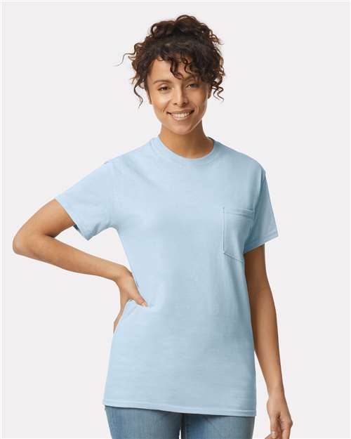 Gildan 2300 Unisex Mineral Wash Long Sleeve T-Shirt - Front view
