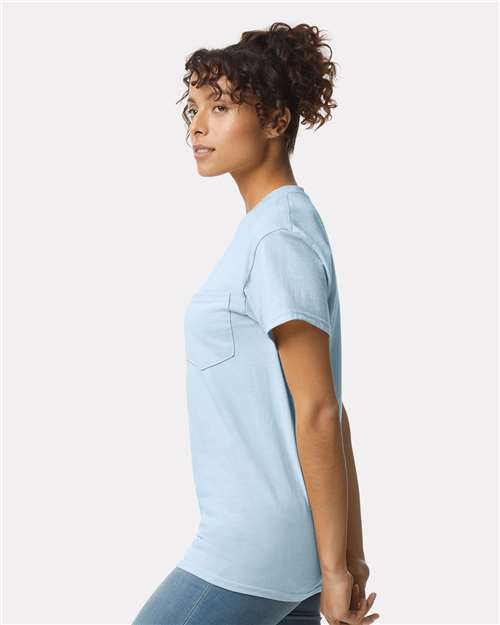 Gildan 2300 Unisex Mineral Wash Long Sleeve T-Shirt - Side view