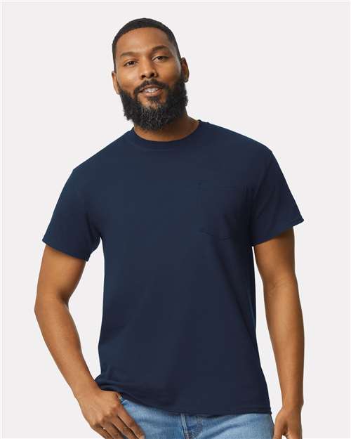 Gildan 2300 Unisex Mineral Wash Long Sleeve T-Shirt - Front view