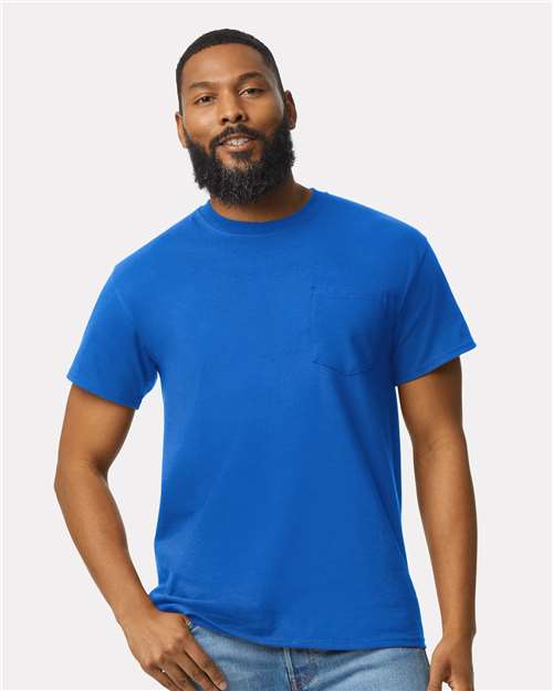 Gildan 2300 Unisex Mineral Wash Long Sleeve T-Shirt - Front view