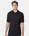 Hanes 054X Unisex EcoSmart? Jersey Polo - Front view