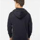Independent Trading Co. IND4000Z Unisex Heavyweight Full-Zip Hooded Sweatshirt - Back view