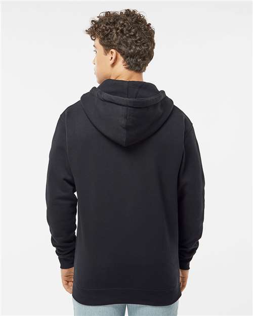 Independent Trading Co. IND4000Z Unisex Heavyweight Full-Zip Hooded Sweatshirt - Back view
