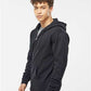 Independent Trading Co. IND4000Z Unisex Heavyweight Full-Zip Hooded Sweatshirt - Side view