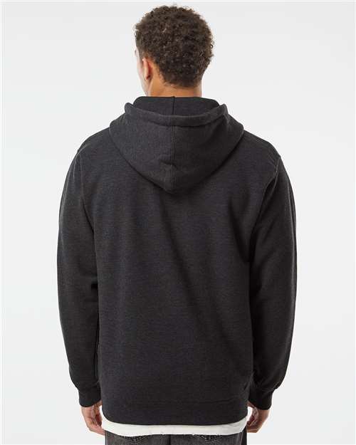 Independent Trading Co. IND4000Z Unisex Heavyweight Full-Zip Hooded Sweatshirt - Back view
