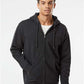Independent Trading Co. IND4000Z Unisex Heavyweight Full-Zip Hooded Sweatshirt - Front view