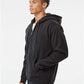 Independent Trading Co. IND4000Z Unisex Heavyweight Full-Zip Hooded Sweatshirt - Side view