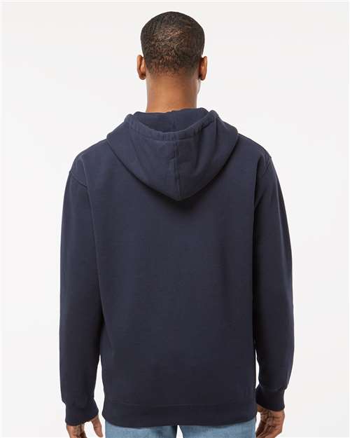 Independent Trading Co. IND4000Z Unisex Heavyweight Full-Zip Hooded Sweatshirt - Back view