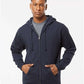 Independent Trading Co. IND4000Z Unisex Heavyweight Full-Zip Hooded Sweatshirt - Front view